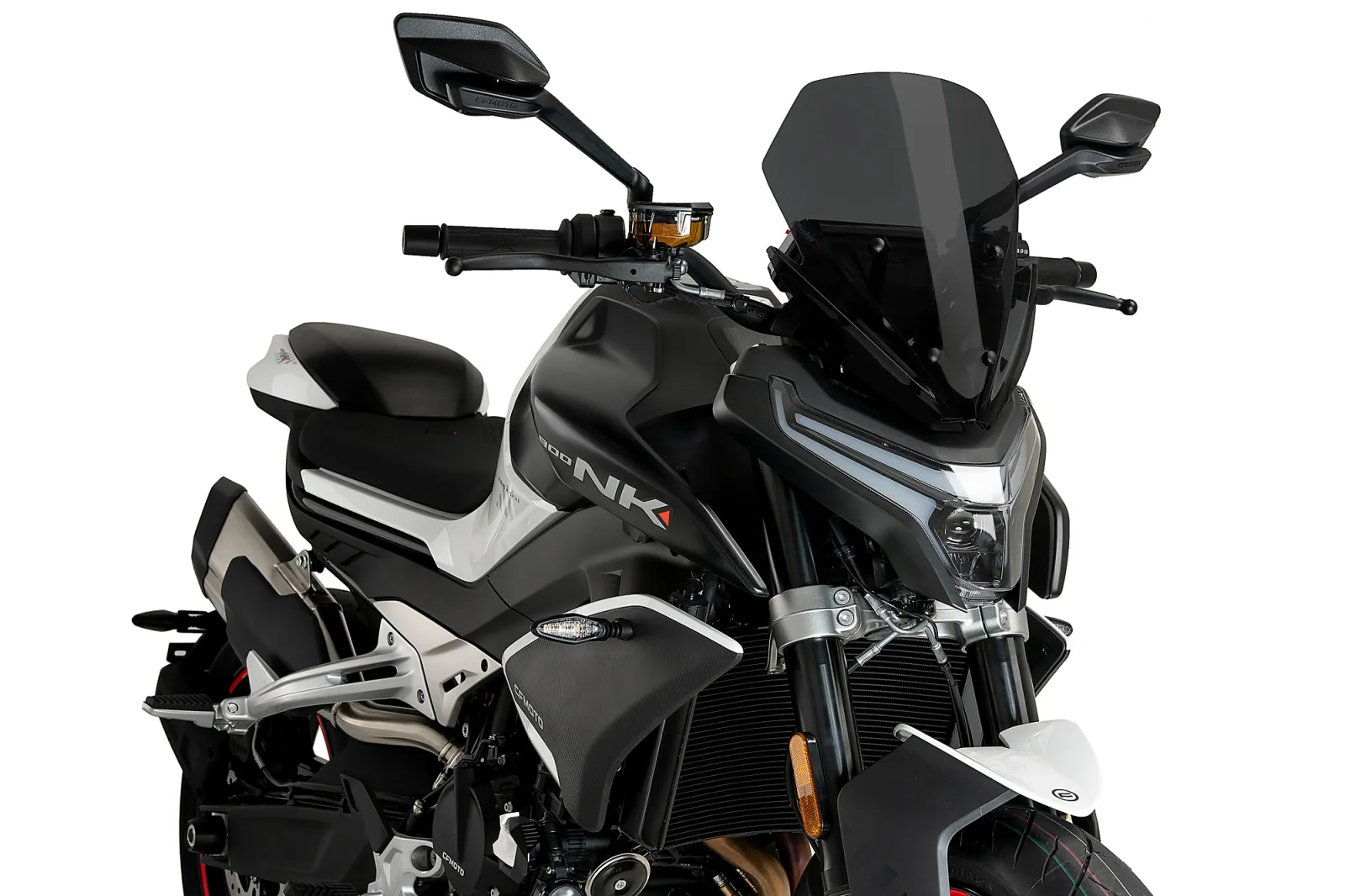 Puig Слюда New Generation Sport за CF Moto 800 NK (2023–2026) – Тъмно опушена