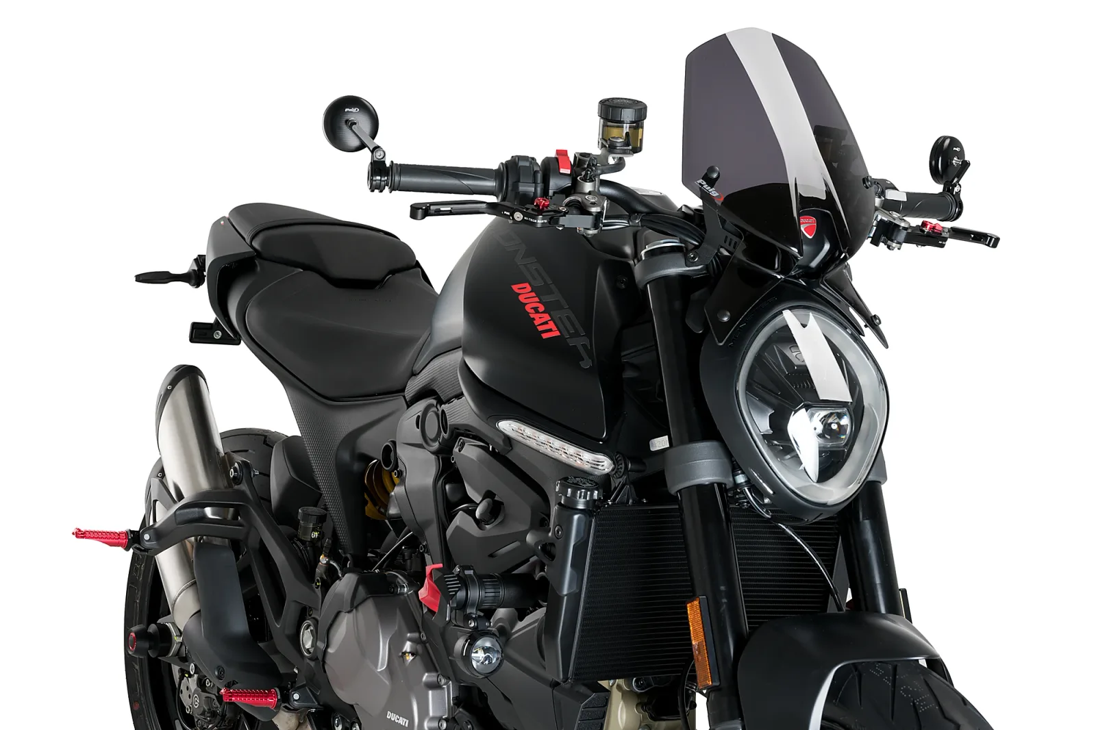 Puig Слюда New Generation Sport за Ducati Monster 937 (2021–2025) – Тъмно опушена