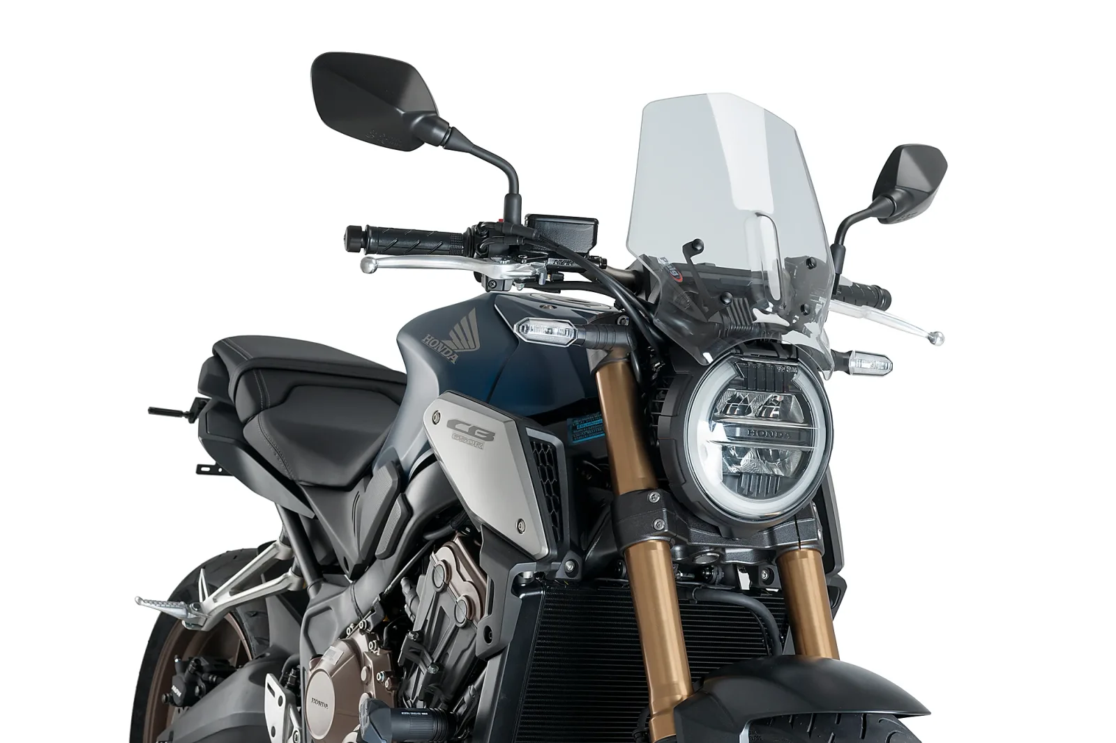 Puig Слюда New Generation Sport за Honda CB 1000R (2018–2020), CB 650R (2019–2023) – Прозрачна