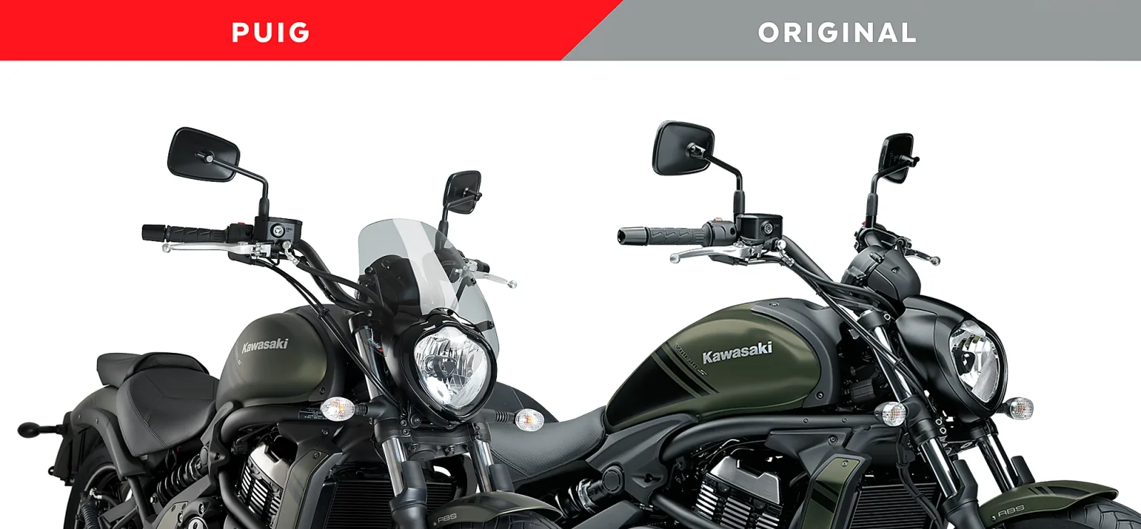 Puig Слюда New Generation Sport за Kawasaki Vulcan S 650 (2015–2026) – Опушена