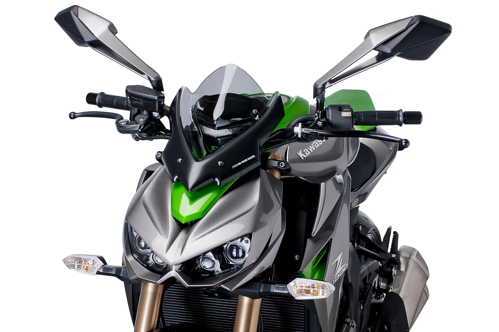 Puig Слюда New Generation Sport за Kawasaki Z1000 (2014–2020), Z1000R (2017–2020) – Опушена
