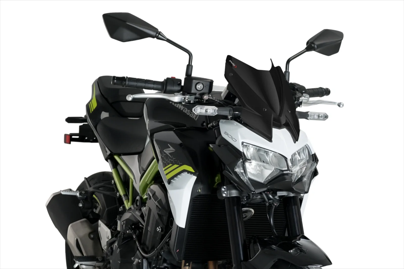Puig Слюда New Generation Sport за Kawasaki Z900 (2020–2024) – Черна