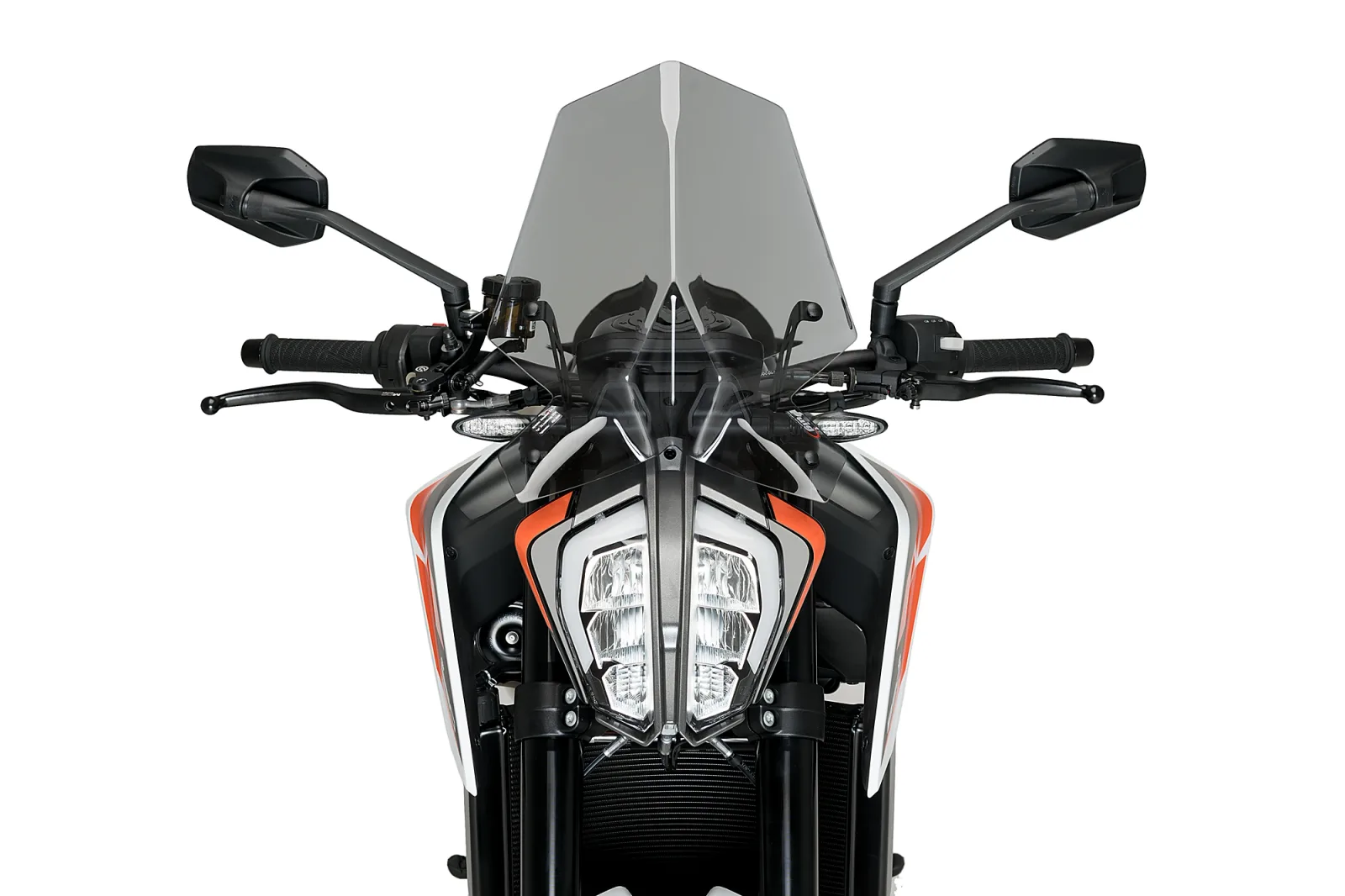 Puig Слюда New Generation Sport за KTM 790 Duke (2018–2020, 2022–2024), 890 Duke (2021–2023), 890 Duke R (2020–2025) – Опушена