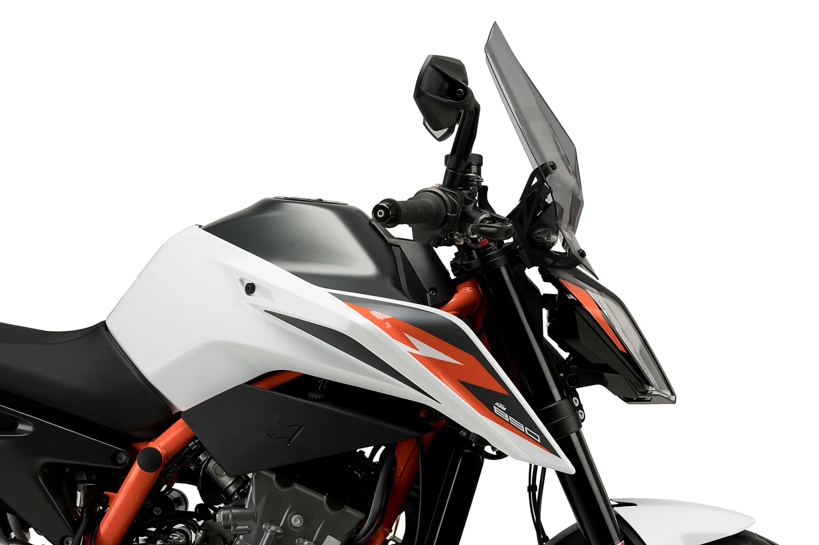 Puig Слюда New Generation Sport за KTM 790 Duke (2018–2020, 2022–2024), 890 Duke (2021–2023), 890 Duke R (2020–2025) – Опушена