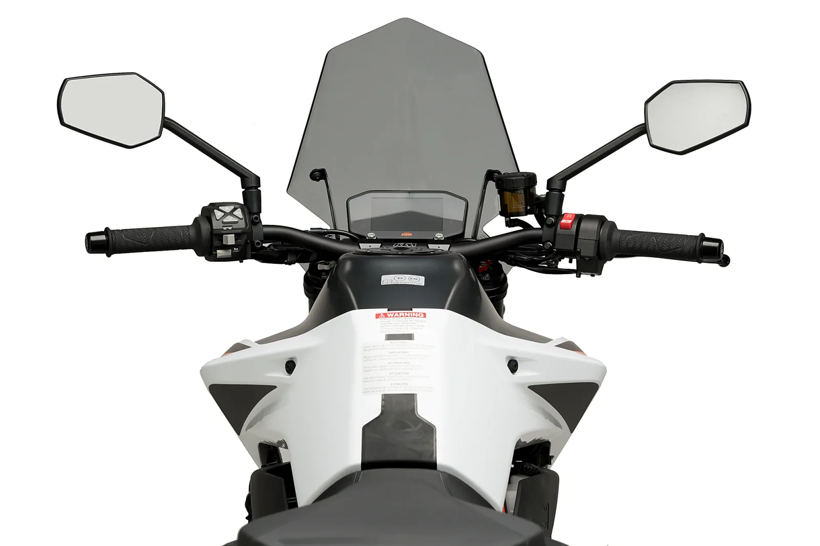 Puig Слюда New Generation Sport за KTM 790 Duke (2018–2020, 2022–2024), 890 Duke (2021–2023), 890 Duke R (2020–2025) – Опушена