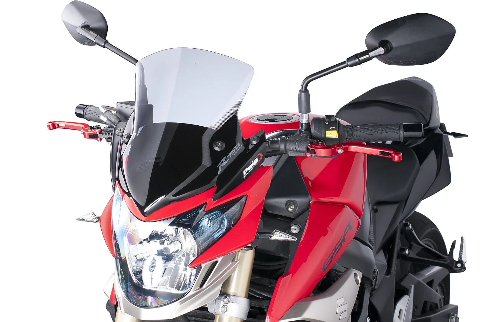 Puig Слюда New Generation Sport за Suzuki GSR 750 (2011–2016) – Опушена