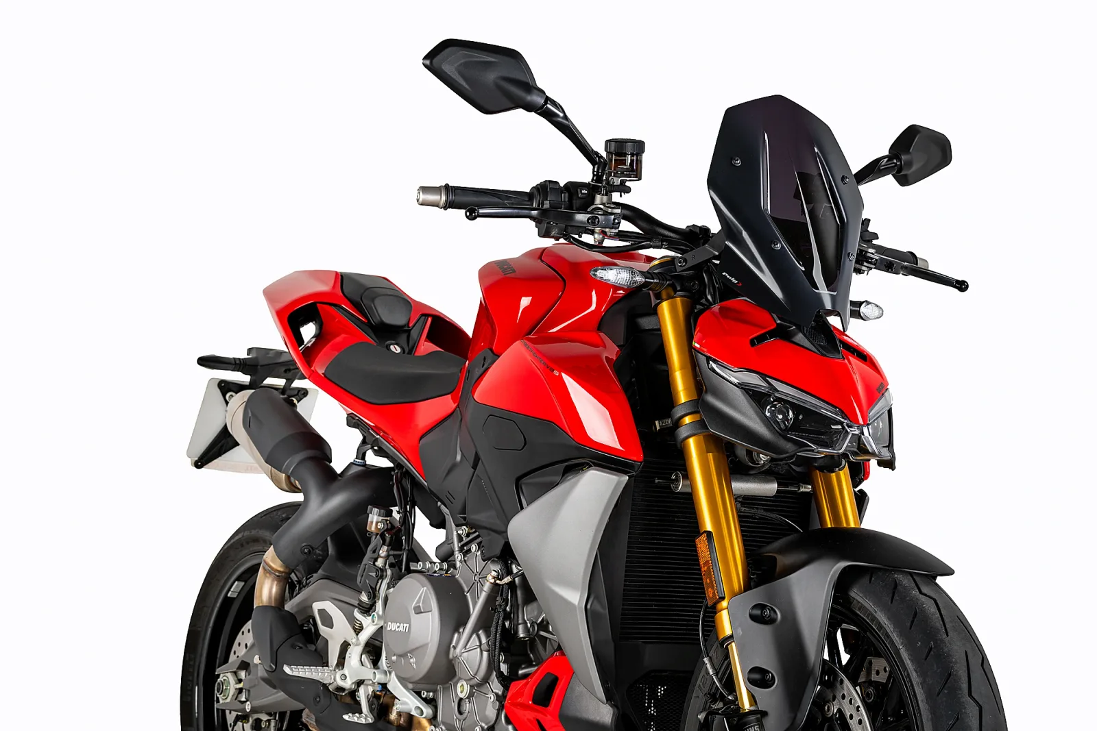 Puig Слюда New Generation Touring за Ducati Streetfighter V2 (2025–2026) – Тъмно опушена
