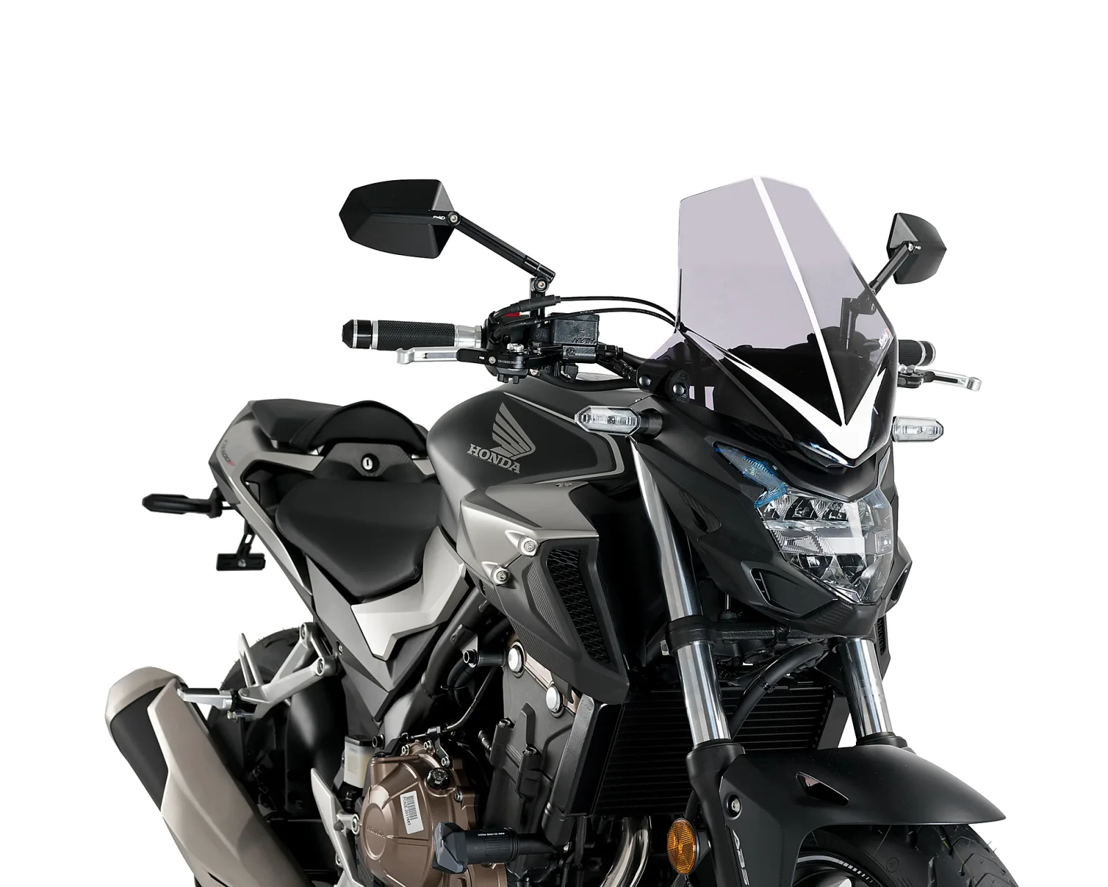 Puig Слюда New Generation Touring за Honda CB 500F (2016–2024) – Опушена