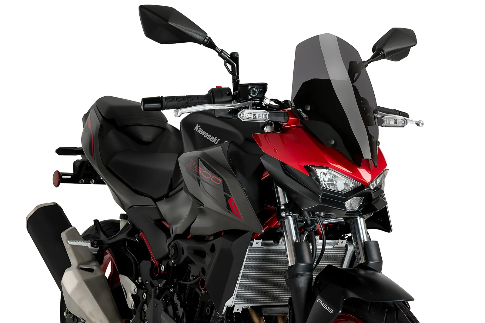 Puig Слюда New Generation Touring за Kawasaki Z500 (2024–2026) – Тъмно опушена