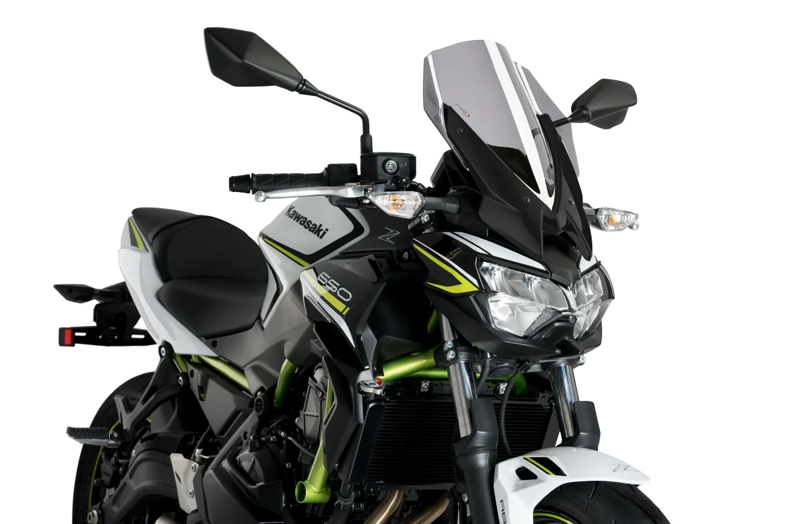 Puig Слюда New Generation Touring за Kawasaki Z650 (2020–2026) – Опушена