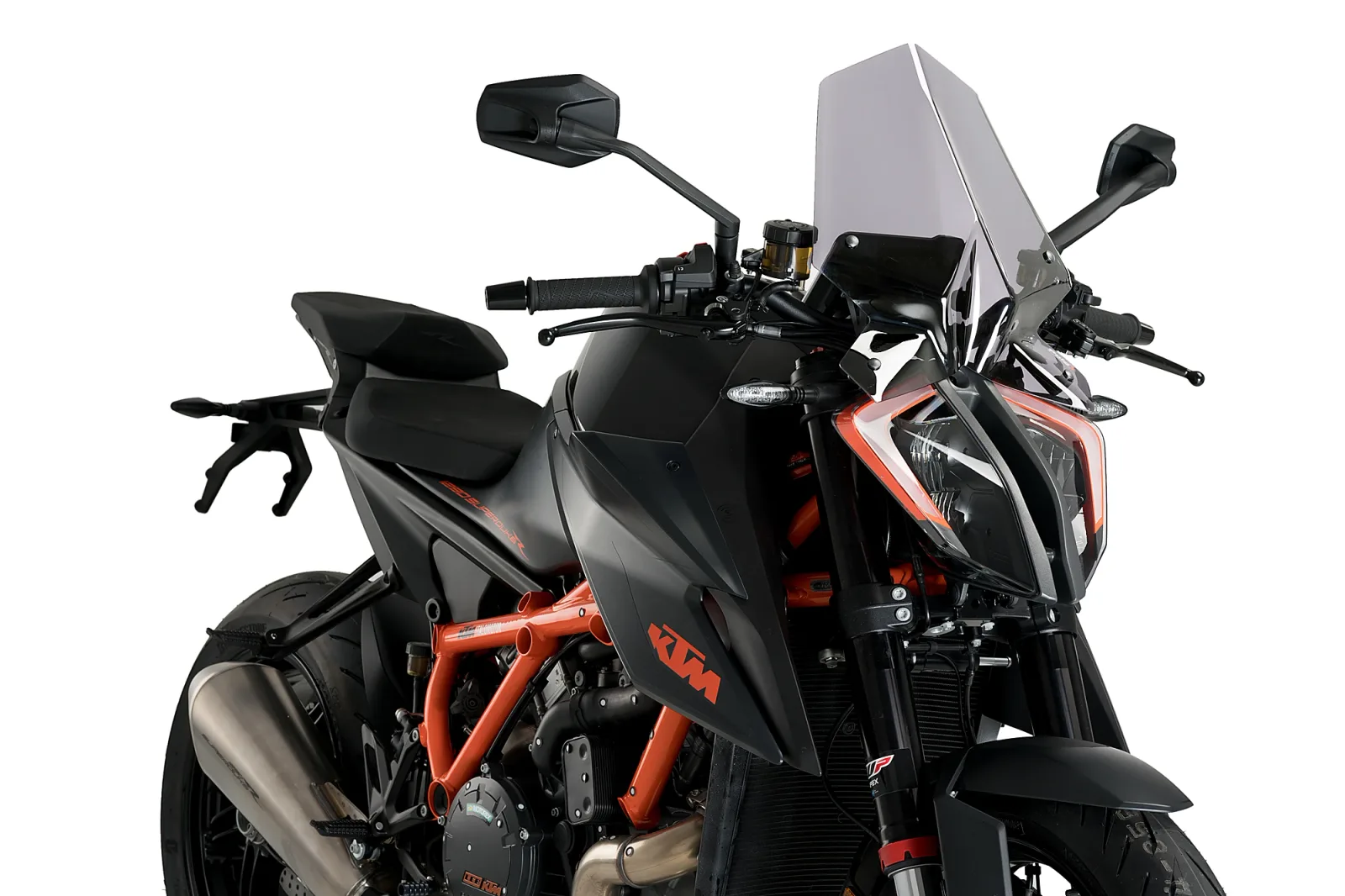 Puig Слюда New Generation Touring за KTM 1290 Super Duke R (2020–2024), 1290 Super Duke R Evo (2022–2023) – Опушена