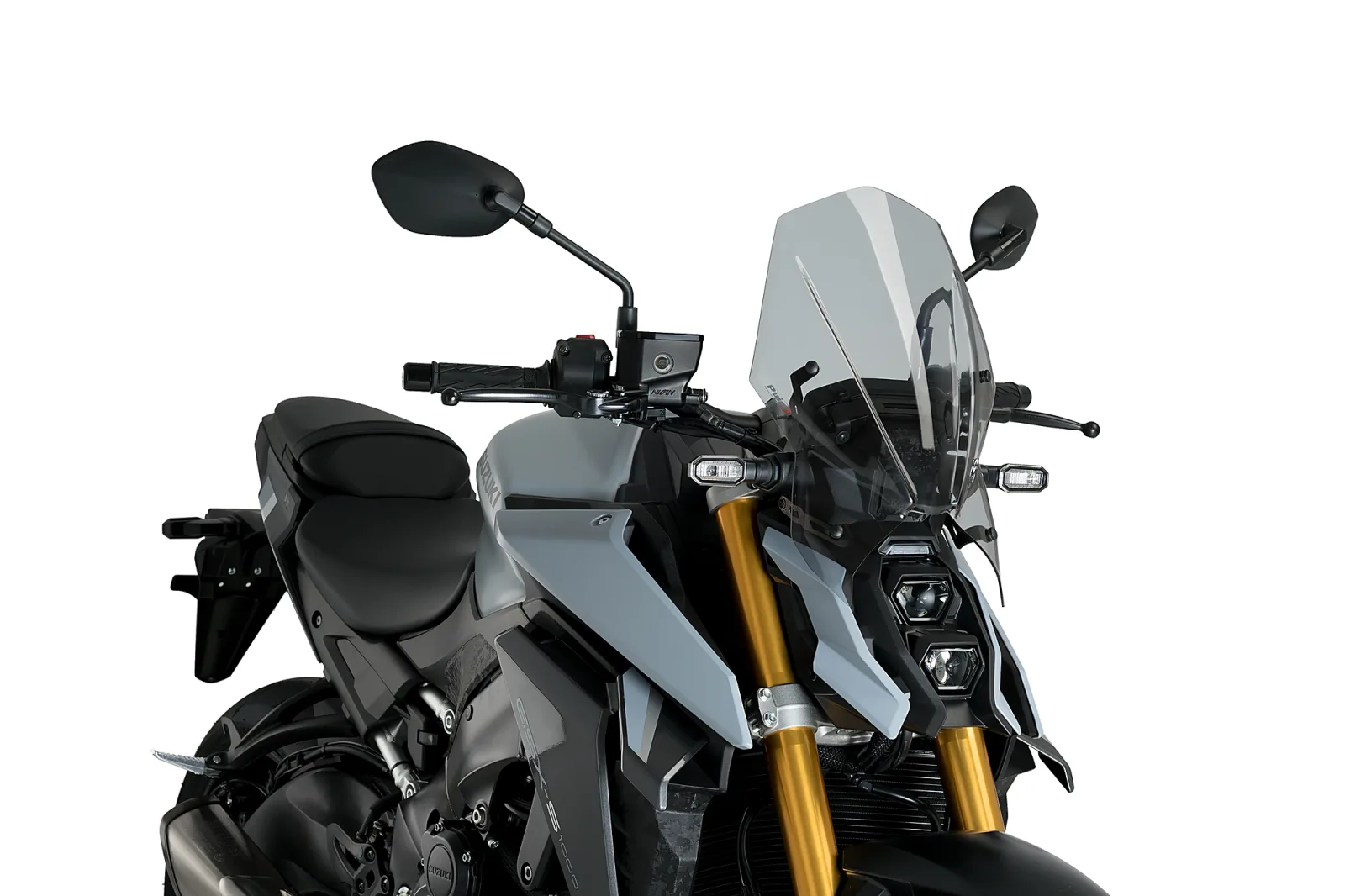 Puig Слюда New Generation Touring за Suzuki GSX-S 1000 (2021–2024), GSX-S 950 (2022–2023) – Опушена