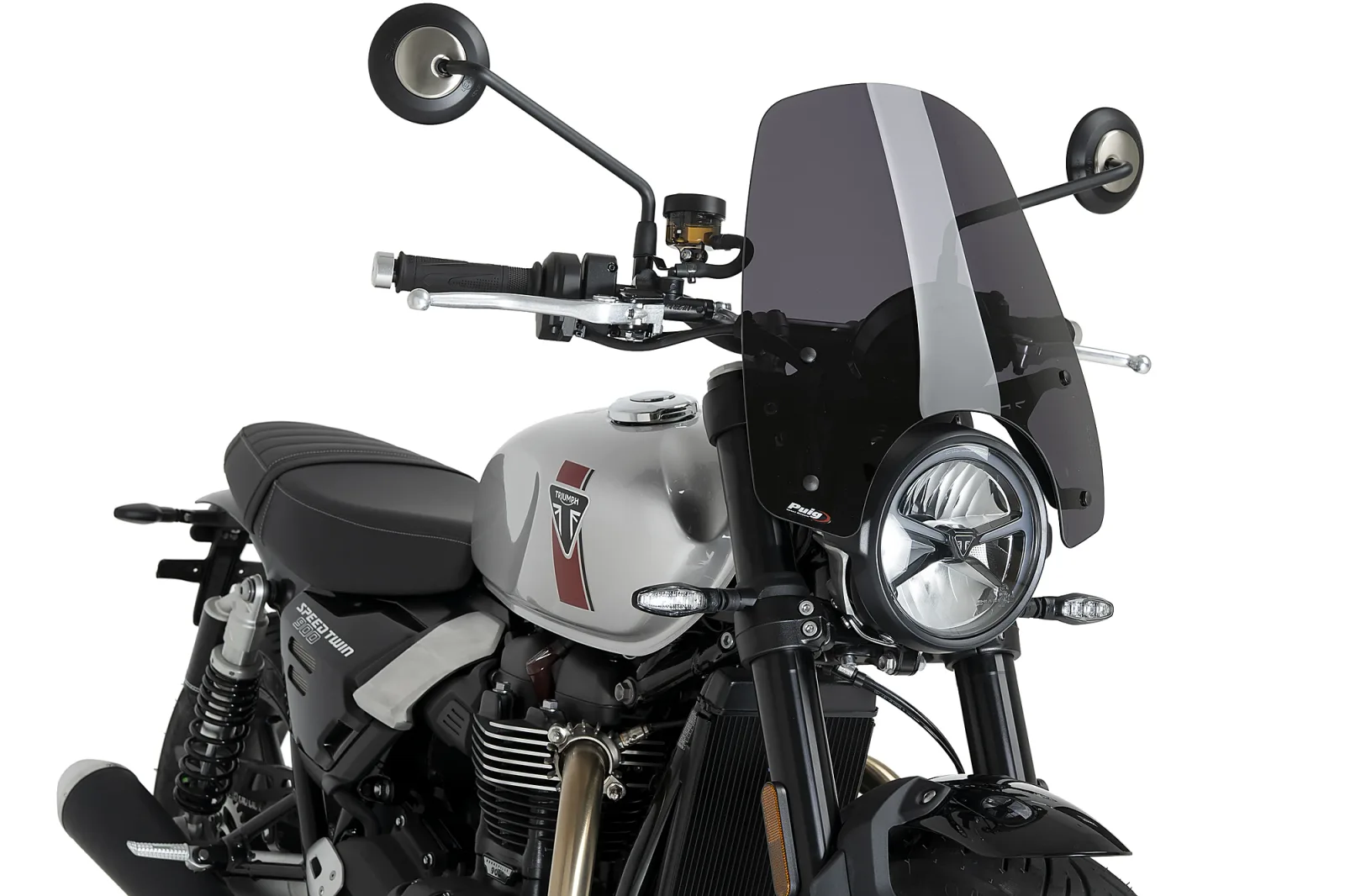 Puig Слюда New Generation Touring за Triumph Speed Twin 900 (2025), Speed Twin 1200 (2025) – Тъмно опушена