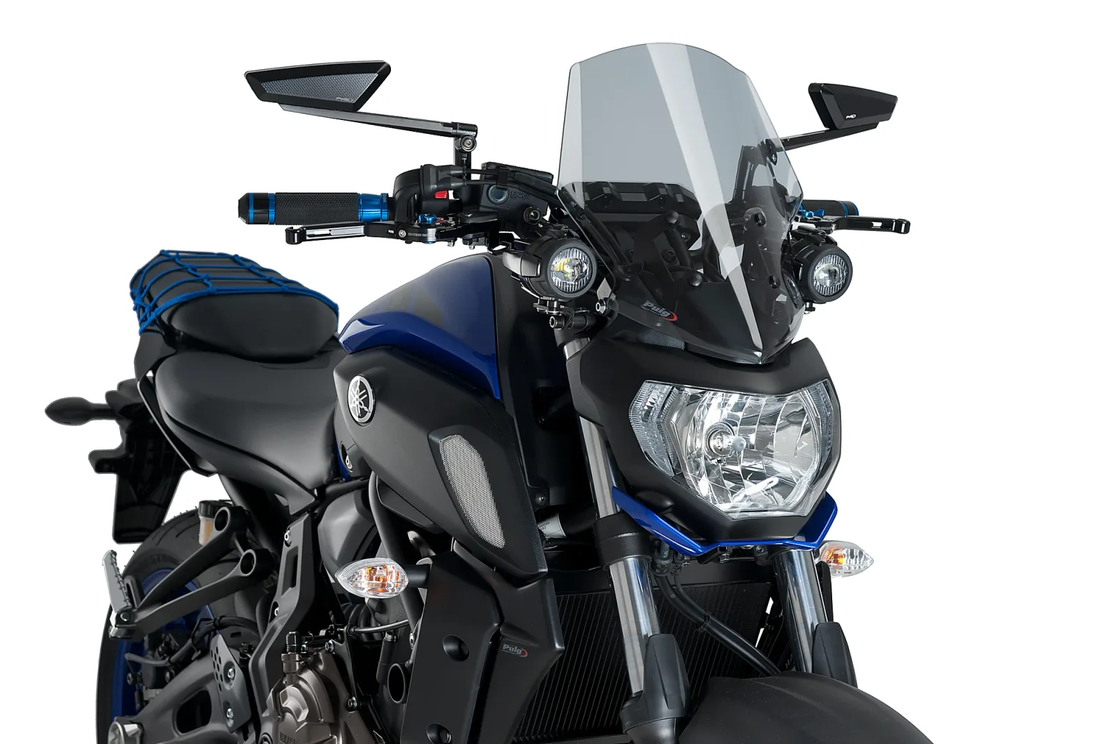 Puig Слюда New Generation Touring за Yamaha MT-07 (2018–2020) – Опушена
