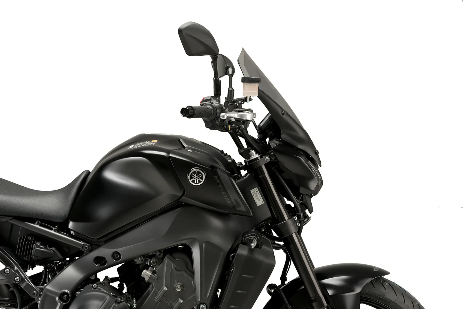Puig Слюда New Generation Touring за Yamaha MT-09 (2021–2023), MT-09 SP (2021–2023) – Опушена