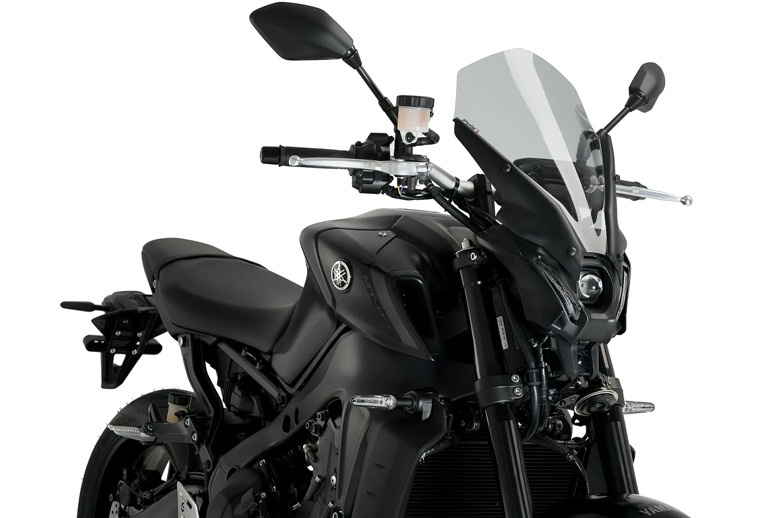 Puig Слюда New Generation Touring за Yamaha MT-09 (2021–2023), MT-09 SP (2021–2023) – Опушена