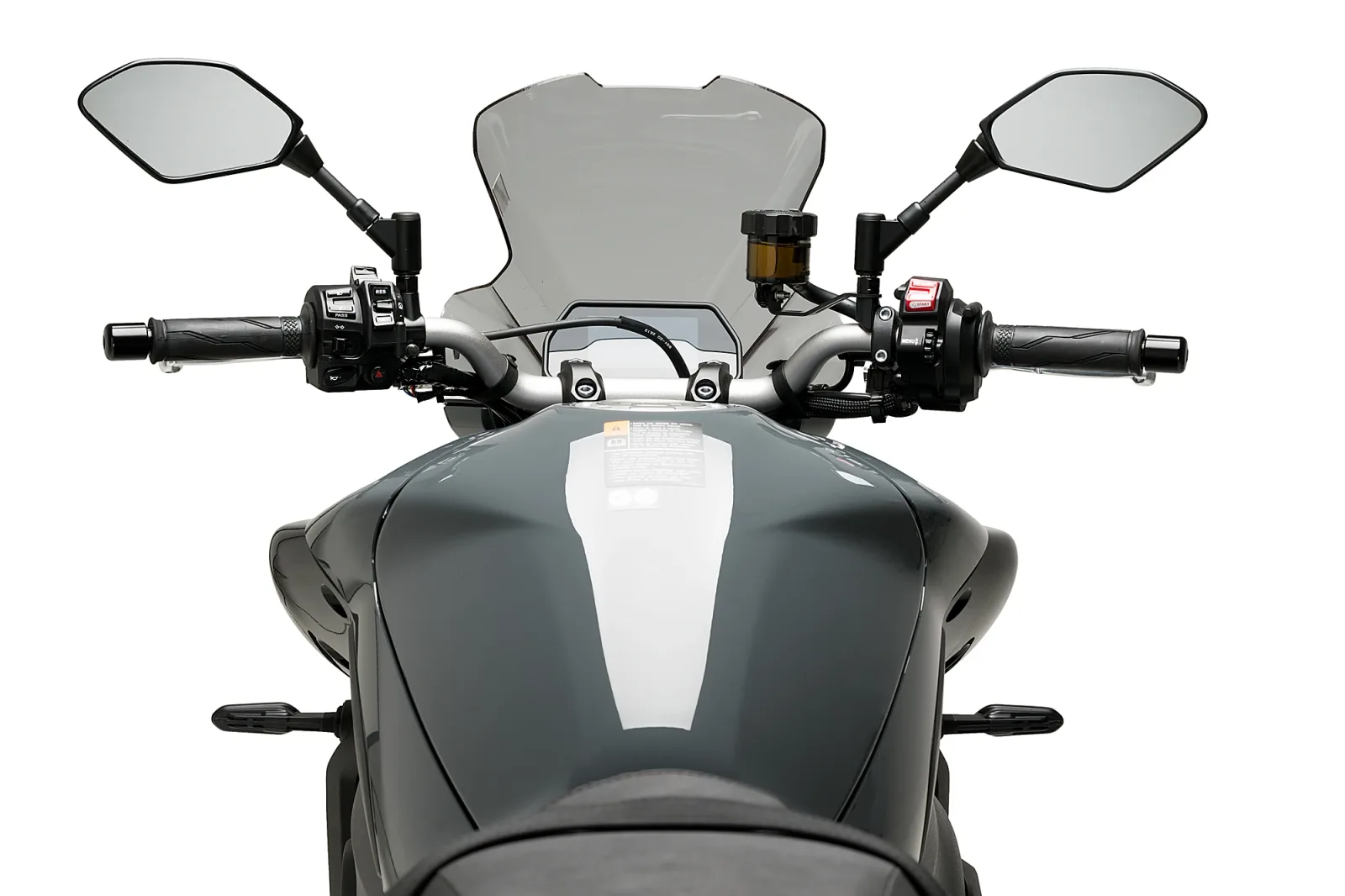 Puig Слюда New Generation Touring за Yamaha MT-10 (2022–2026), MT-10 SP (2022–2026) – Опушена