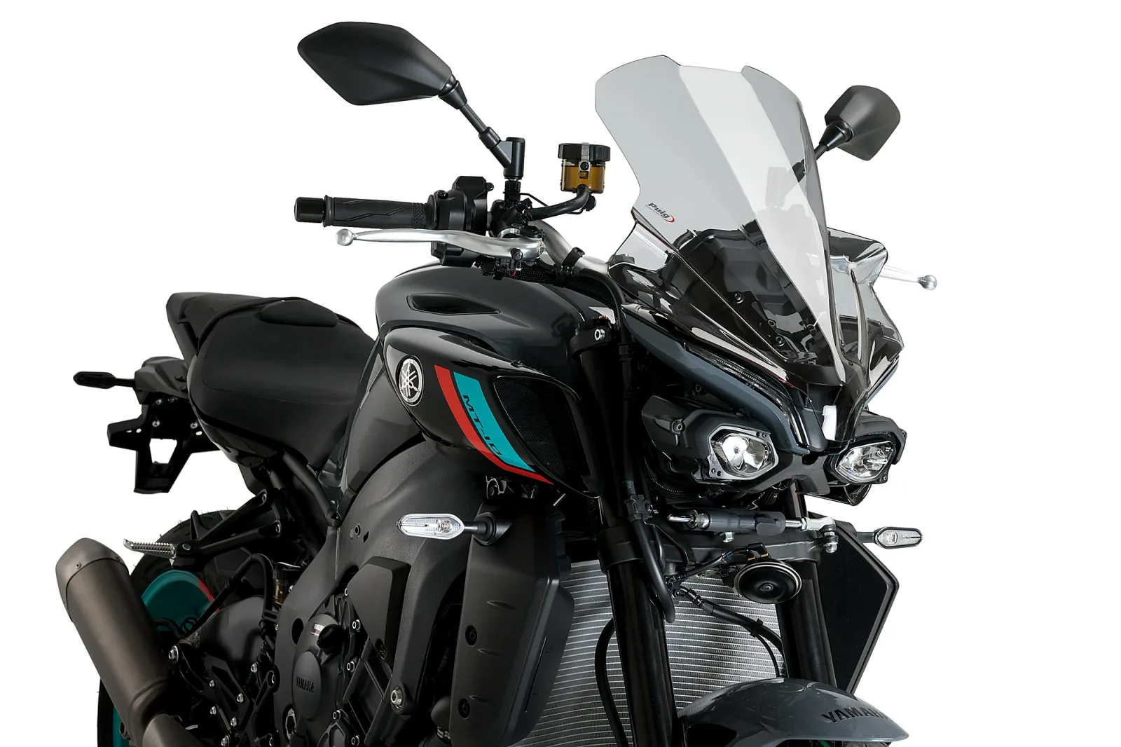 Puig Слюда New Generation Touring за Yamaha MT-10 (2022–2026), MT-10 SP (2022–2026) – Опушена