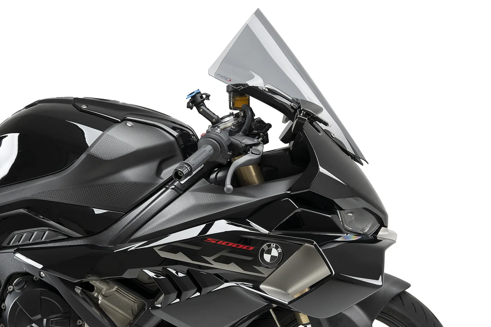 Puig Слюда R-Racer за BMW S 1000 RR (2019–2026), M 1000 RR (2021–2022) – Опушена