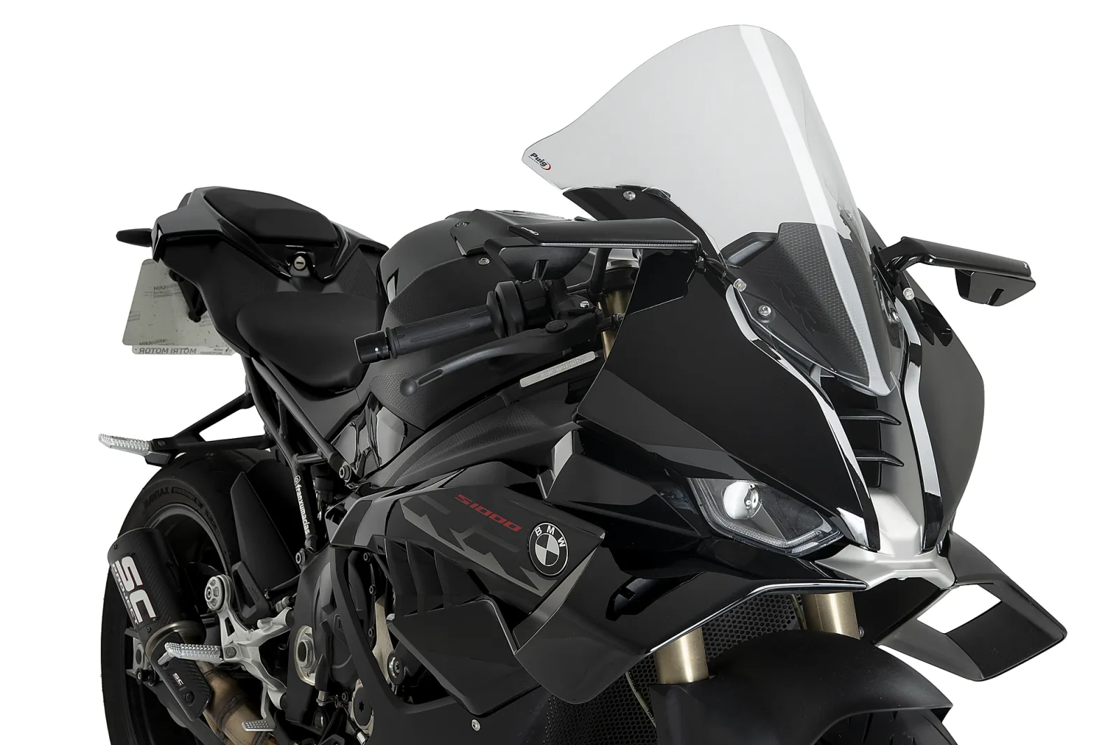 Puig Слюда R-Racer за BMW S 1000 RR (2019–2026), M 1000 RR (2021–2022) – Прозрачна