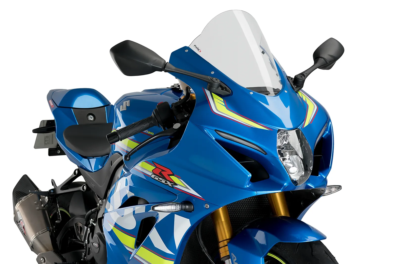 Puig Слюда R-Racer за Suzuki GSX-R 1000 (2017–2021), GSX-R 1000R (2017–2021) – Прозрачна