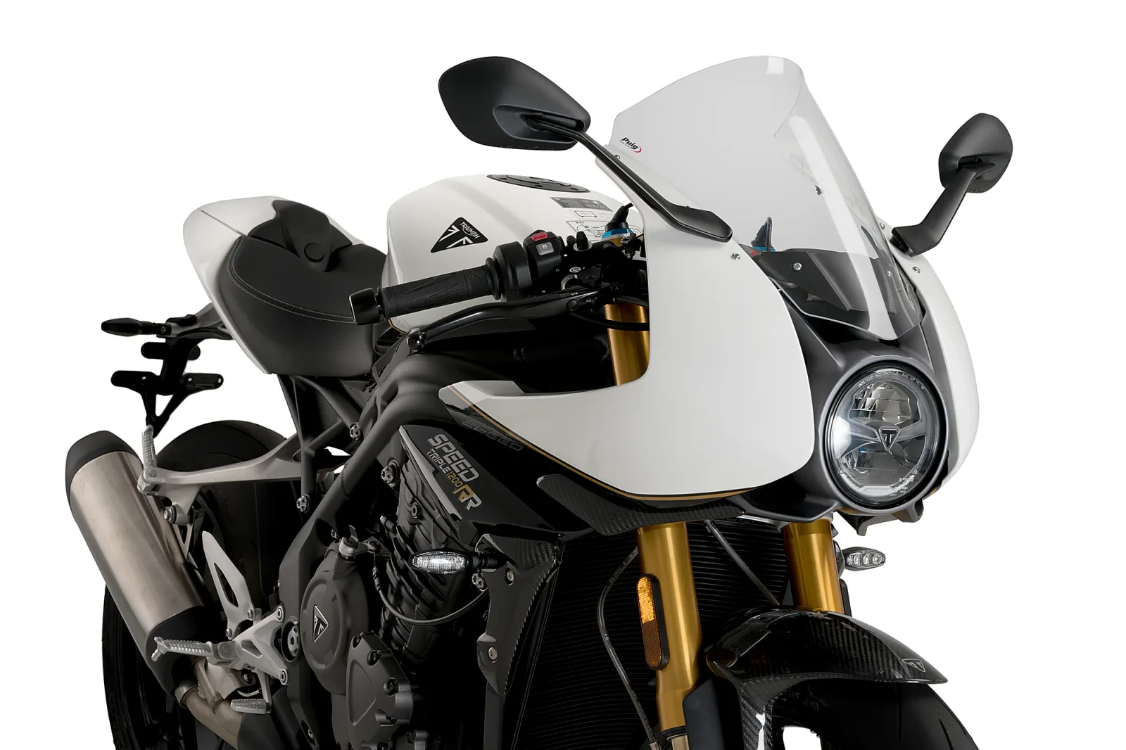 Puig Слюда R-Racer за Triumph Speed Triple 1200 RR (2022–2026) – Прозрачна