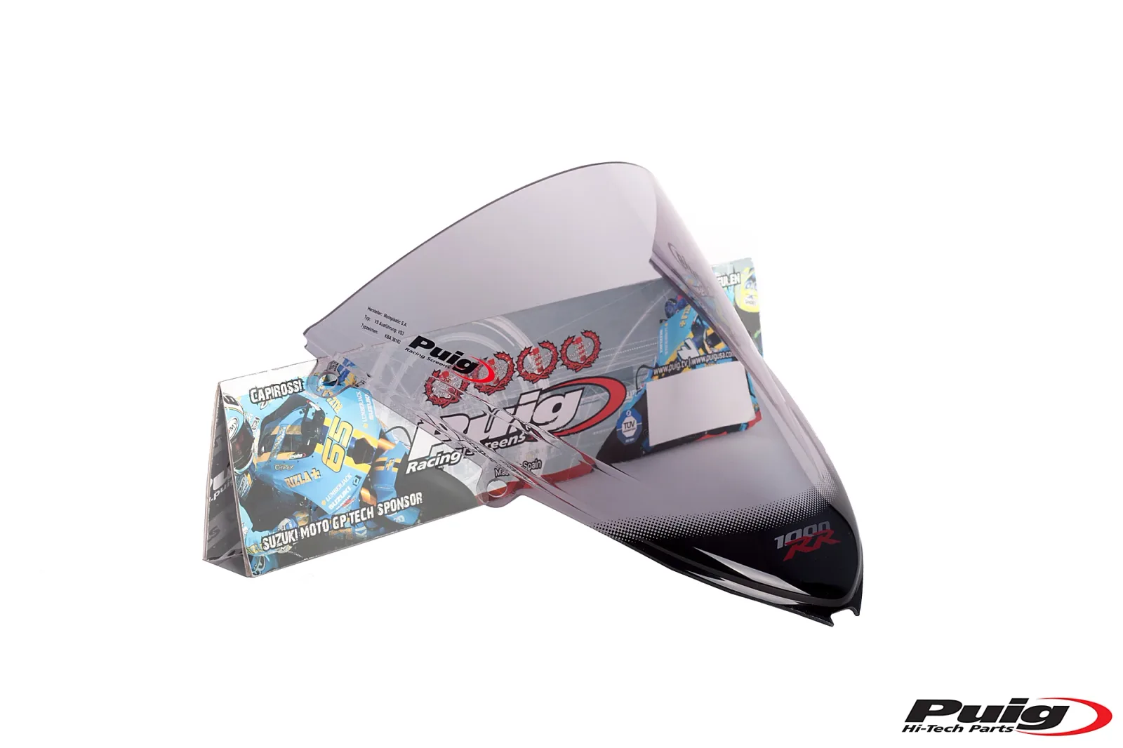 Puig Слюда Racing за Honda CBR 1000RR (2008–2011) – Опушена