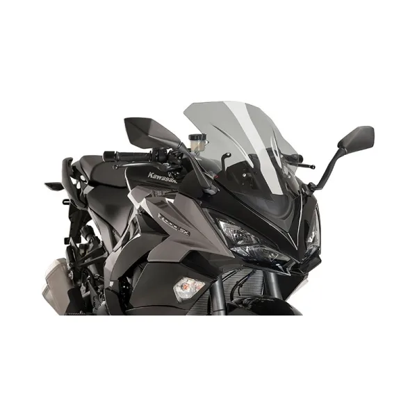 Puig Слюда Racing за Kawasaki Z1000SX (2011–2019) – Опушена
