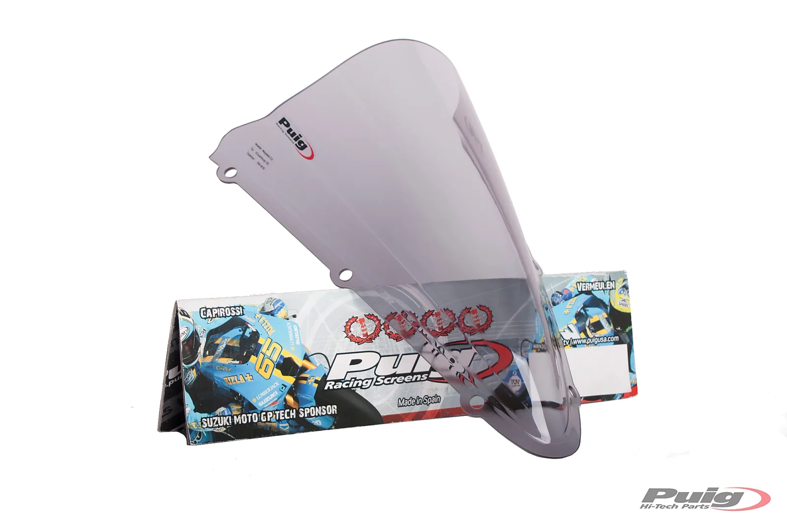 Puig Слюда Racing за Yamaha YZF-R125 (2008–2018) – Опушена