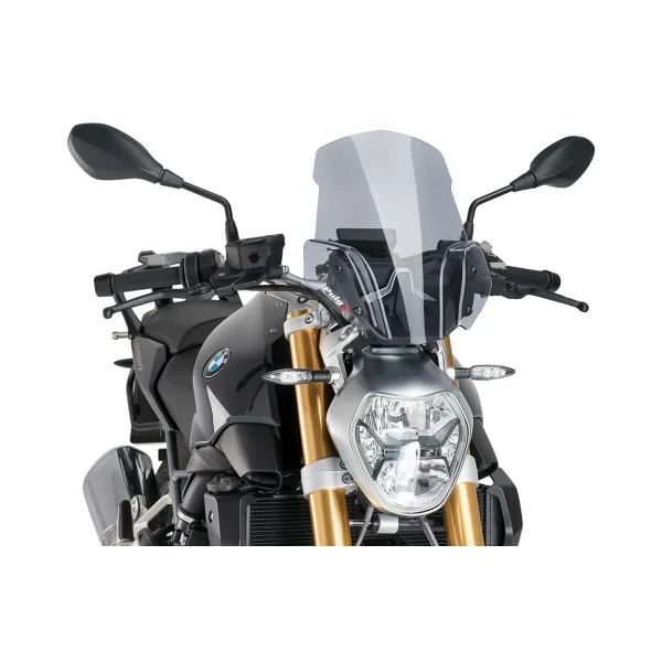 Puig Слюда Sport за BMW R1200R (2015–2018) – Опушена