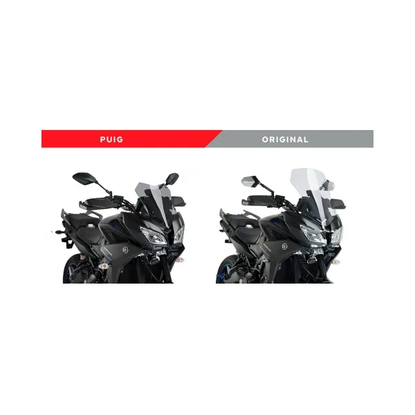 Puig Слюда Sport за Yamaha Tracer 900 (2018–2022) – Опушена