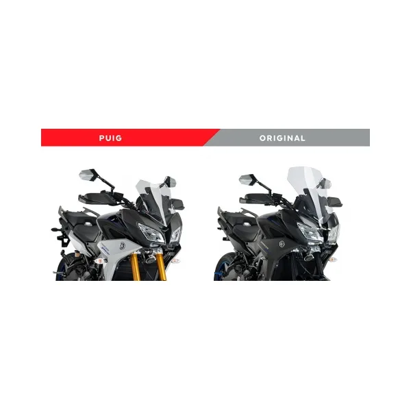 Puig Слюда Sport за Yamaha Tracer 900 (2018–2022) – Опушена