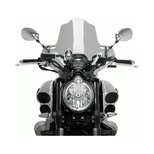 Puig Слюда Sport за Yamaha V-Max (2009–2016) – Опушена