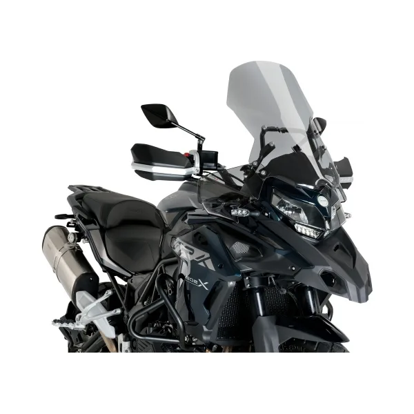 Puig Слюда Touring за Benelli TRK 502 (2016–2026), QJ Motor SRT 700X Trail (2023–2026) – Опушена