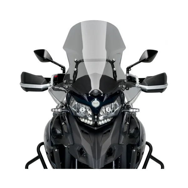 Puig Слюда Touring за Benelli TRK 502 (2016–2026), QJ Motor SRT 700X Trail (2023–2026) – Опушена