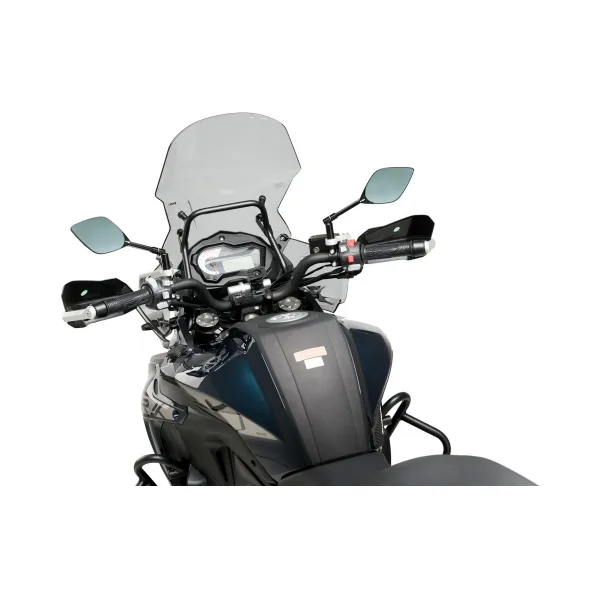 Puig Слюда Touring за Benelli TRK 502 (2016–2026), QJ Motor SRT 700X Trail (2023–2026) – Опушена