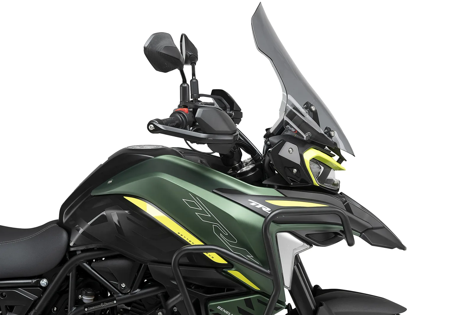 Puig Слюда Touring за Benelli TRK 702 (2023–2026) – Опушена