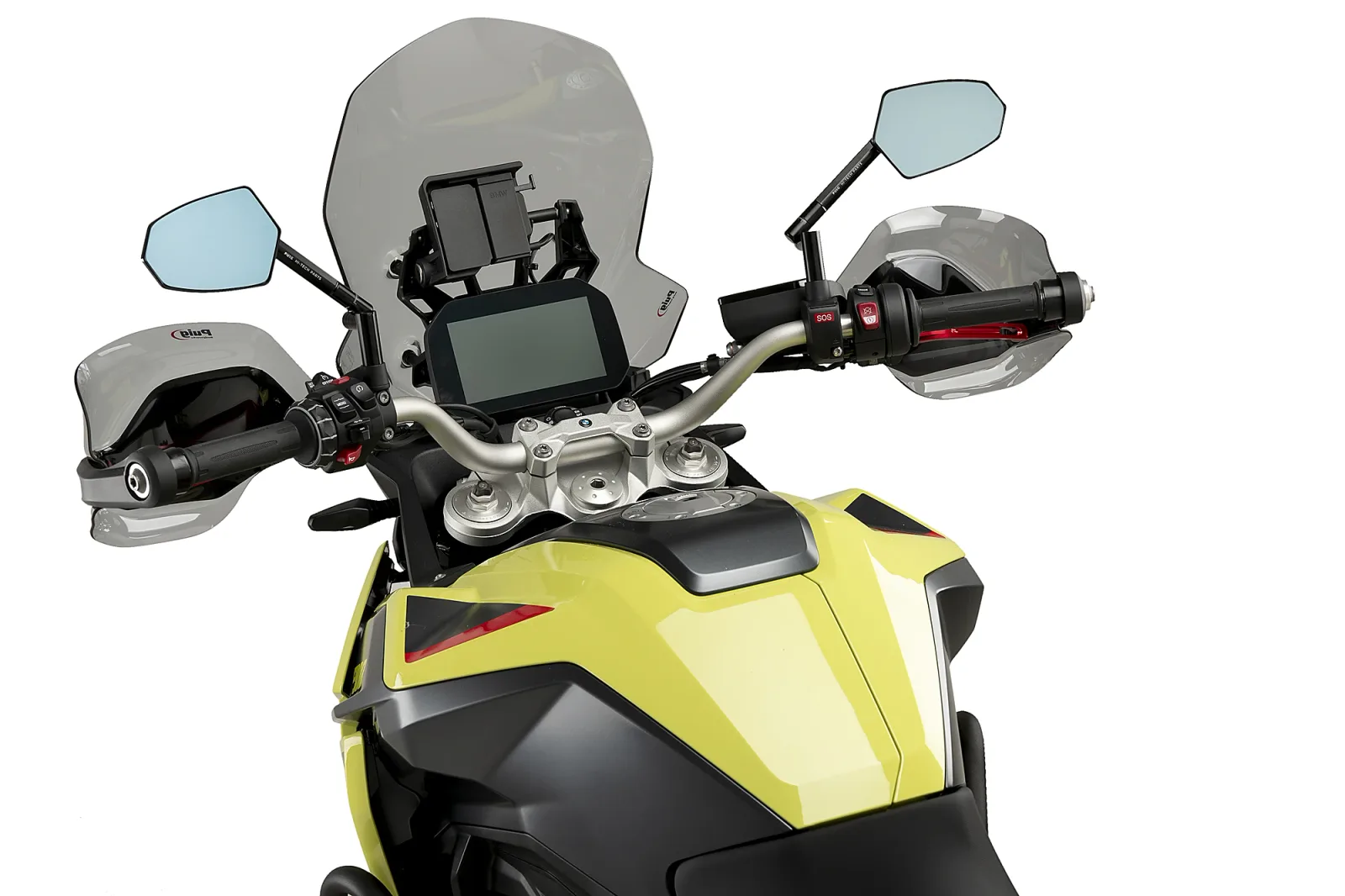 Puig Слюда Touring за BMW F 900 GS (2024–2026) – Опушена
