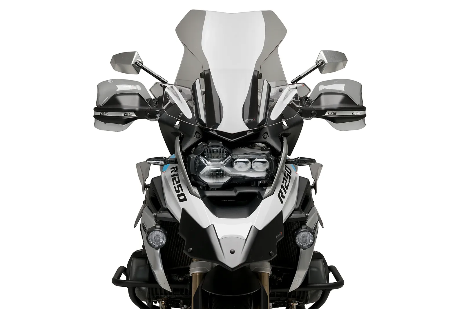 Puig Слюда Touring за BMW R 1200 GS (2013–2018), R 1250 GS (2018–2024), R 1250 GS Adventure (2018–2024) – Опушена