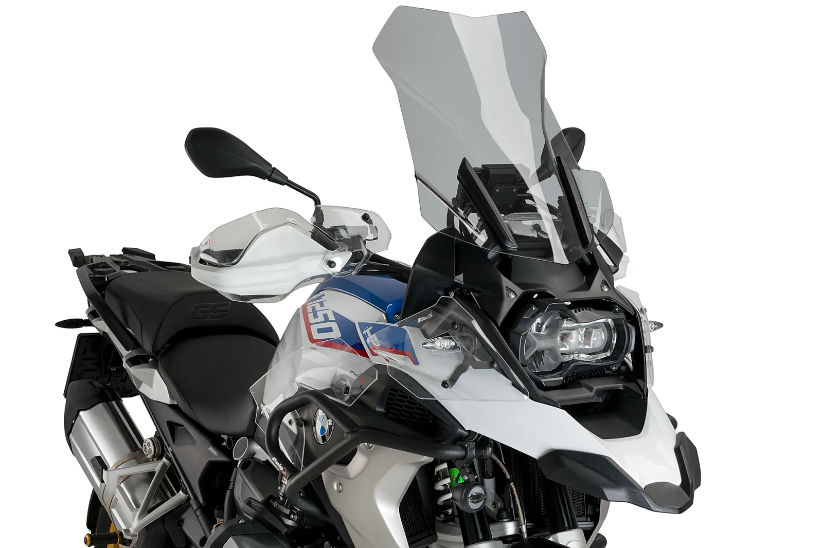 Puig Слюда Touring за BMW R 1200 GS (2013–2018), R 1250 GS (2018–2024), R 1250 GS Adventure (2018–2024) – Опушена