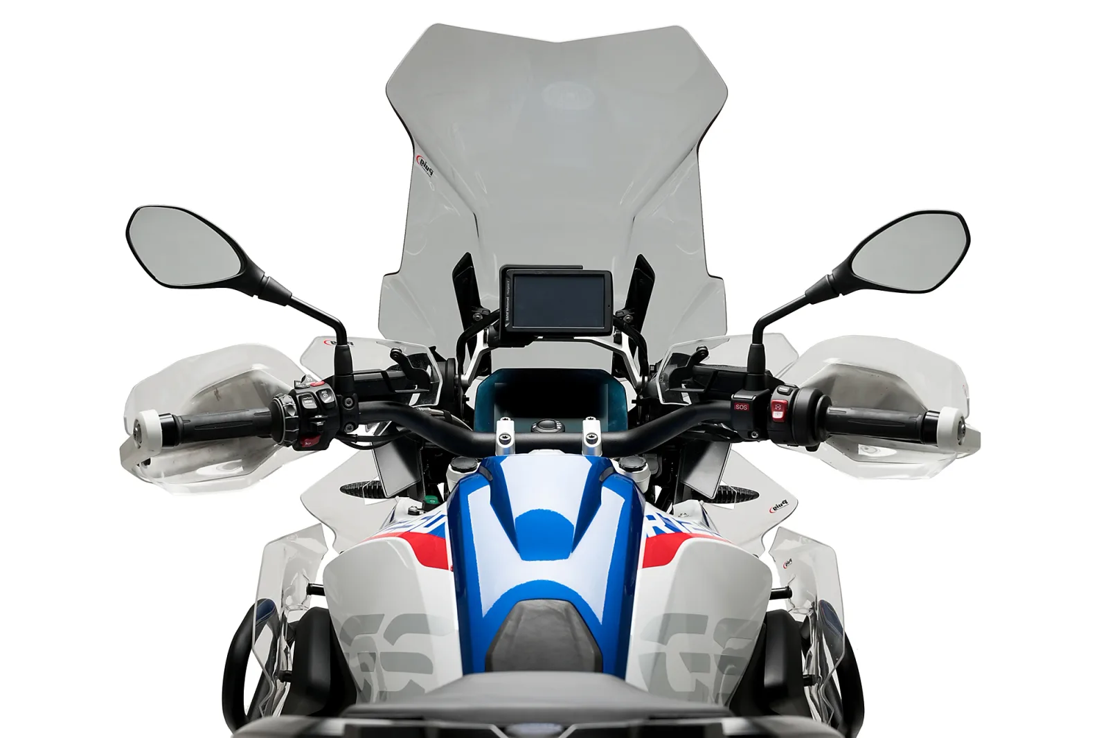 Puig Слюда Touring за BMW R 1200 GS (2013–2018), R 1250 GS (2018–2024), R 1250 GS Adventure (2018–2024) – Опушена