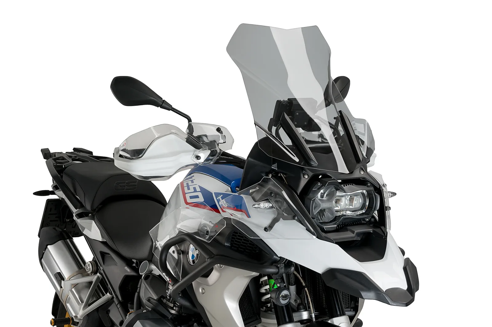 Puig Слюда Touring за BMW R 1200 GS (2013–2018), R 1250 GS (2018–2024), R 1250 GS Adventure (2018–2024) – Опушена