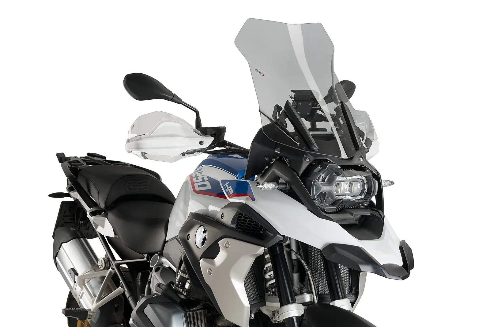 Puig Слюда Touring за BMW R 1200 GS (2013–2018), R 1250 GS (2018–2024), R 1250 GS Adventure (2018–2024) – Опушена