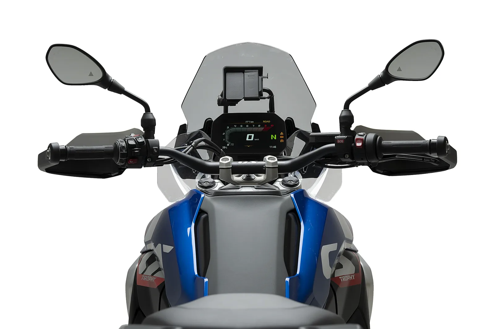 Puig Слюда Touring за BMW R 1300 GS (2023–2026) – Опушена