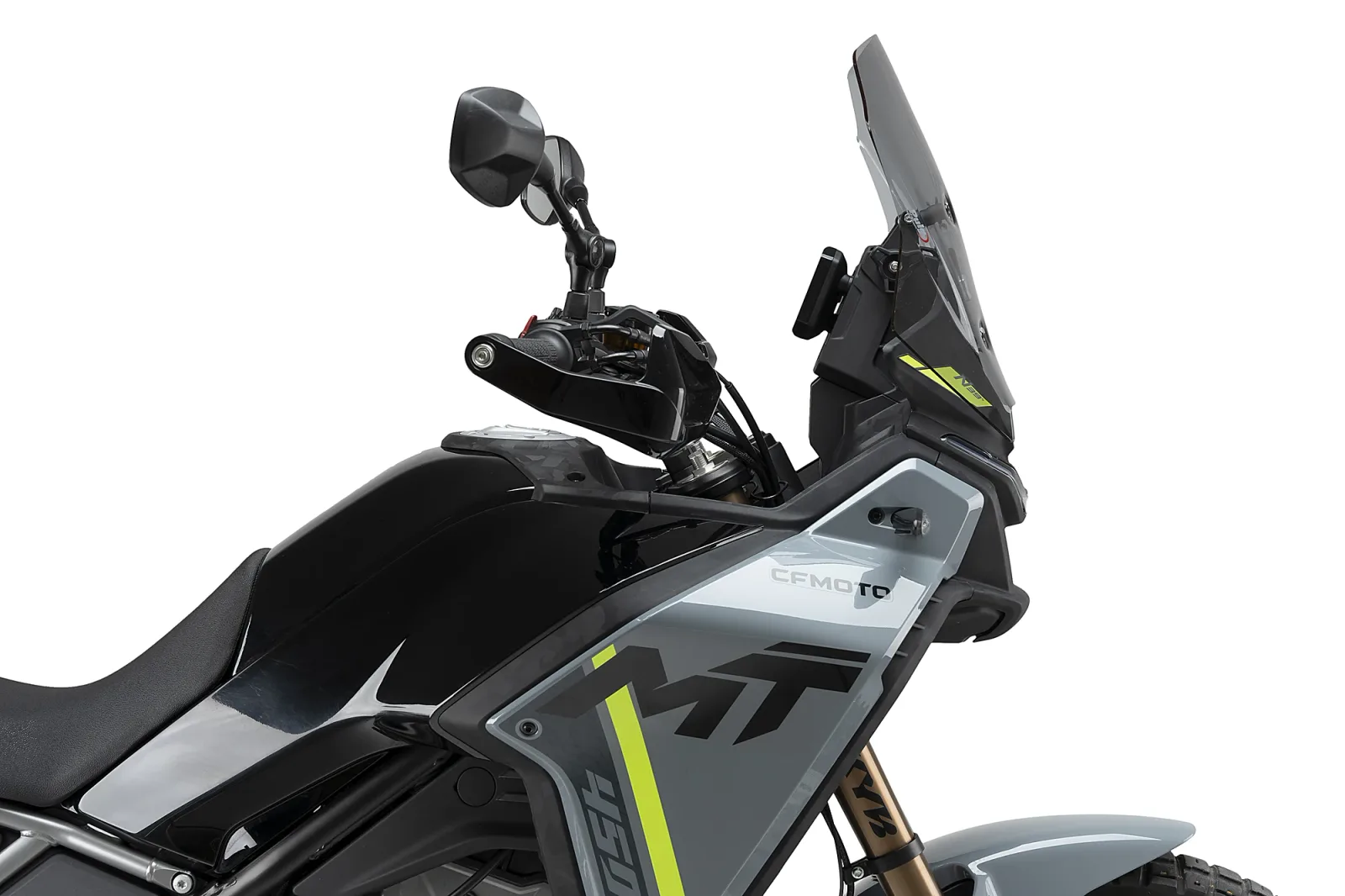 Puig Слюда Touring за CF Moto 450 MT (2023–2026) – Опушена