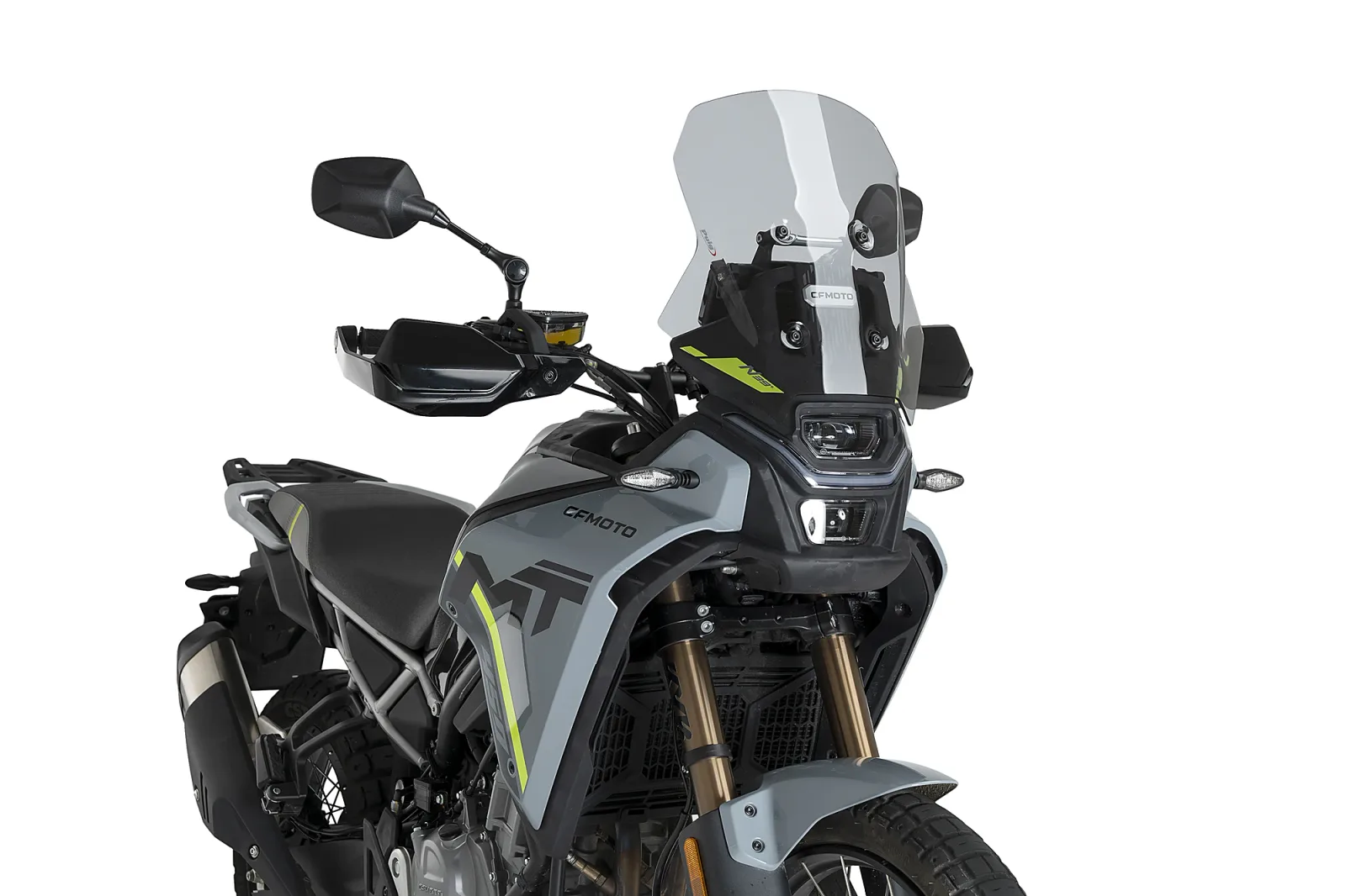 Puig Слюда Touring за CF Moto 450 MT (2023–2026) – Опушена