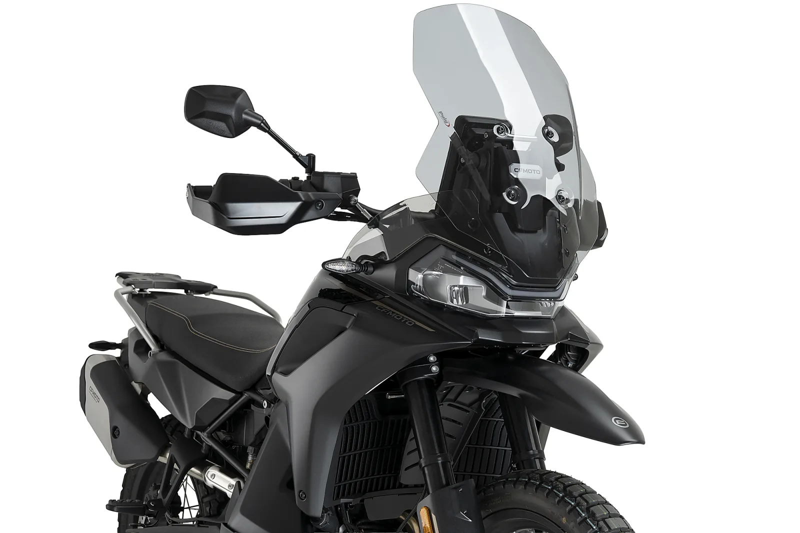 Puig Слюда Touring за CF Moto 700 MT (2025–2026), 800 MT-X (2025–2026) – Опушена