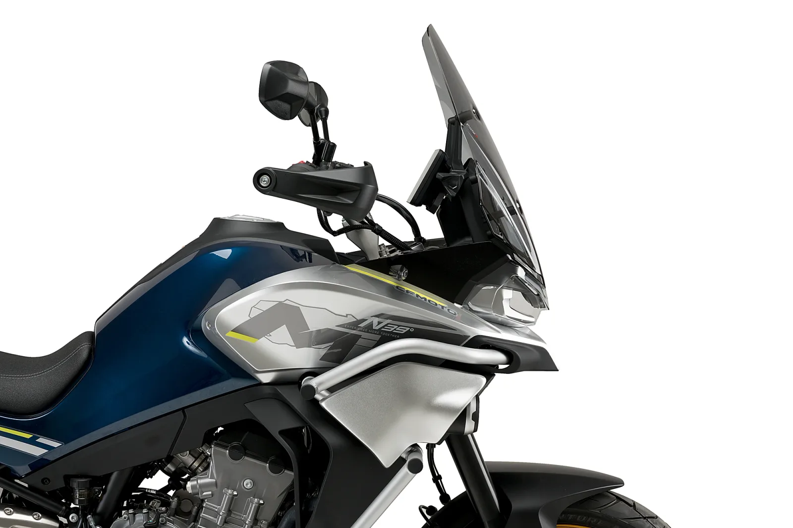 Puig Слюда Touring за CF Moto 800 MT Sport (2022–2026) – Опушена