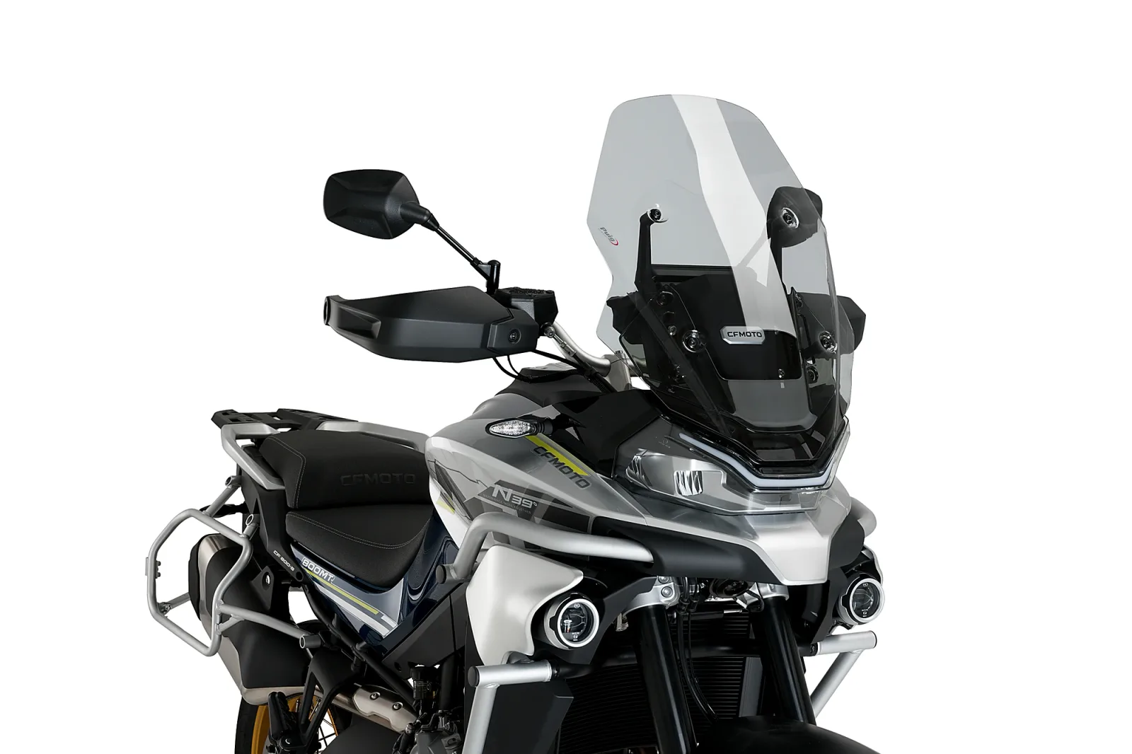 Puig Слюда Touring за CF Moto 800 MT Sport (2022–2026) – Опушена