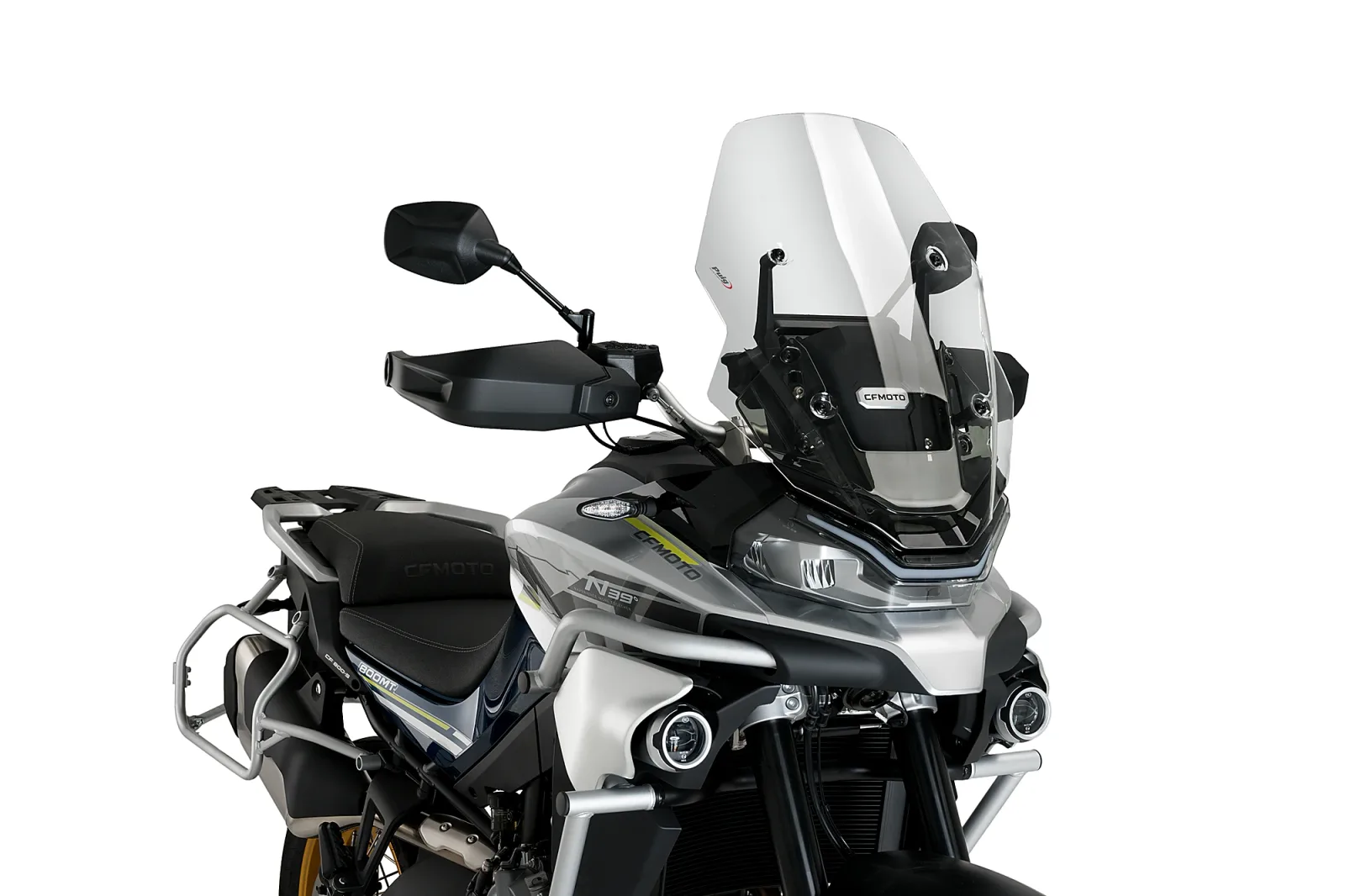 Puig Слюда Touring за CF Moto 800 MT Sport (2022–2026) – Прозрачна